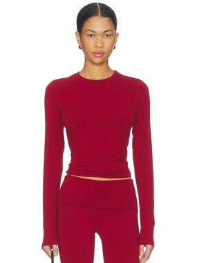 SKIMS Cotton Jersey Long Sleeve Tee